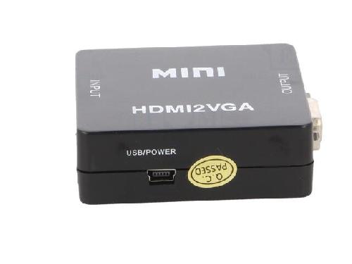 Cable - Connectique Pour Peripherique Convertisseur HDMI 1.3 femelle Full HD noir