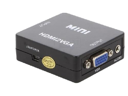 Cable - Connectique Pour Peripherique Convertisseur HDMI 1.3 femelle Full HD noir