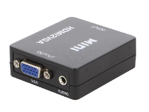 Cable - Connectique Pour Peripherique Convertisseur HDMI 1.3 femelle Full HD noir