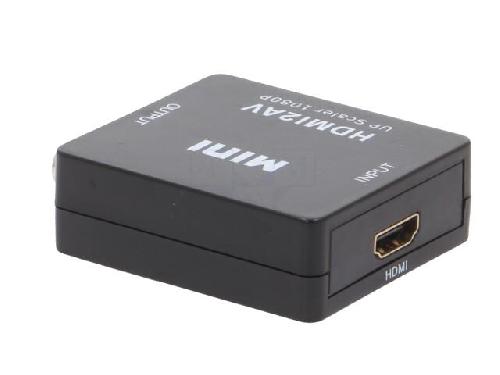 Cable - Connectique Pour Peripherique Convertisseur HDMI vers CVBS audio stereo noir