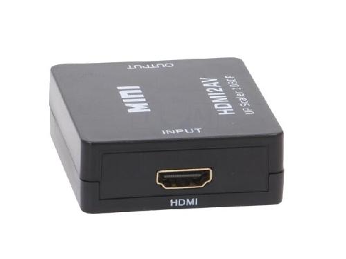 Cable - Connectique Pour Peripherique Convertisseur HDMI vers CVBS audio stereo noir