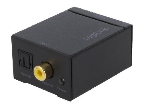 Cables RCA 2 Canaux Convertisseur numerique-analogue RCA femelle x2 - Noir