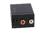 Cables RCA 2 Canaux Convertisseur numerique-analogue RCA femelle x2 - Noir