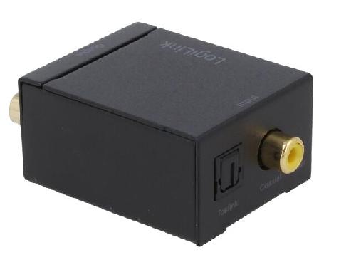 Cables RCA 2 Canaux Convertisseur numerique-analogue RCA femelle x2 - Noir