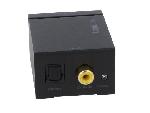 Cables RCA 2 Canaux Convertisseur numerique-analogue RCA femelle x2 - Noir