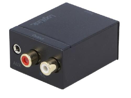 Cables RCA 2 Canaux Convertisseur numerique-analogue RCA femelle X2 - Noir