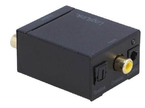 Cables RCA 2 Canaux Convertisseur numerique-analogue RCA femelle X2 - Noir