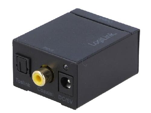 Cables RCA 2 Canaux Convertisseur numerique-analogue RCA femelle X2 - Noir