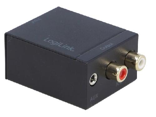 Cables RCA 2 Canaux Convertisseur numerique-analogue RCA femelle X2 - Noir