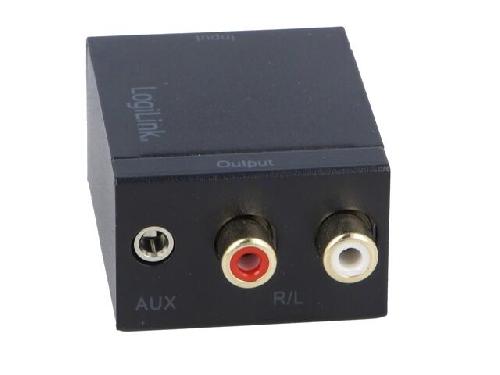 Cables RCA 2 Canaux Convertisseur numerique-analogue RCA femelle X2 - Noir