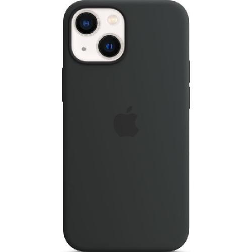 Coque - Bumper - Facade Telephone Coque APPLE iPhone 13 Mini silicone Midnight