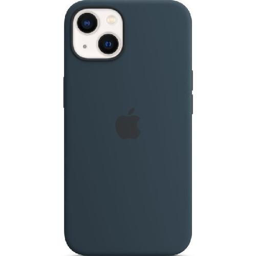 Coque - Bumper - Facade Telephone Coque APPLE iPhone 13 silicone Abyss Blue