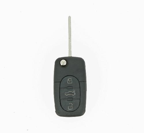 Boitier - Coque De Cle - Telecommande Coque Audi 3 Boutons Lame Fraisee - KEYSKAR