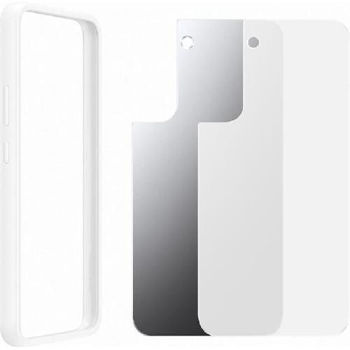 Pack Accessoires Coque avec cadran renforcé G S22+ Blanc pour Samsung Galaxy S22+
