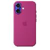 Coque - Bumper - Facade Telephone APPLE iPhone 16 - Coque en silicone avec MagSafe - Fuchsia