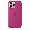 Coque - Bumper - Facade Telephone APPLE iPhone 16 Pro Max- Coque en silicone avec MagSafe - Fuchsia