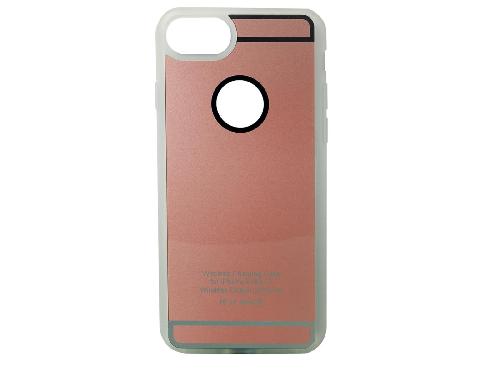 Chargeur Induction Qi Coque chargeur induction compatible avec iPhone 6 6S 7 - Rose dore