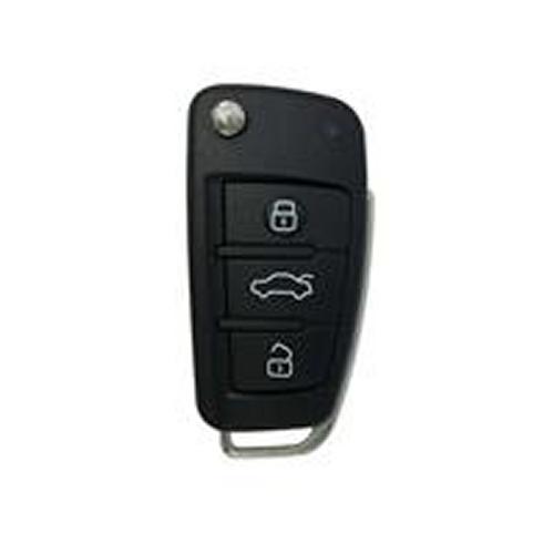 Boitier - Coque De Cle - Telecommande Coque Cle Adaptable Audi 3 Boutons - KEYSKAR