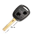 Boitier - Coque De Cle - Telecommande Coque Cle Adaptable Toyota Lexus 2 Boutons - KEYSKAR