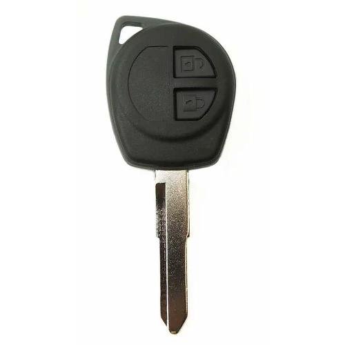 Boitier - Coque De Cle - Telecommande Coque Cle Suzuki 1 Bouton Lame Crantee