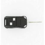 Boitier - Coque De Cle - Telecommande Coque Cle TOY240 compatible avec TOYOTA 2 BOUTONS LAME CRANTEE RETRACTABLE