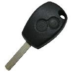 Boitier - Coque De Cle - Telecommande Coque compatible avec Renault 2 boutons REN22 lame non fournie