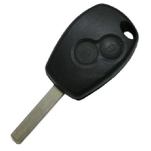 Boitier - Coque De Cle - Telecommande Coque compatible avec Renault 2 boutons REN22 lame non fournie