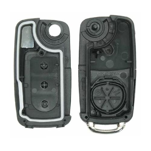 Boitier - Coque De Cle - Telecommande Coque De Cle Adaptable Pour Vag 3 Boutons Lame Fraisee Blister - KEYSKAR