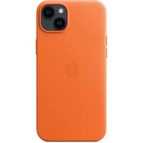 Housse - Etui - Chaussette Coque en cuir pour iPhone 14 Plus - Orange