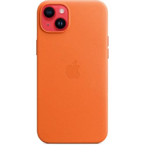 Housse - Etui - Chaussette Coque en cuir pour iPhone 14 Plus - Orange