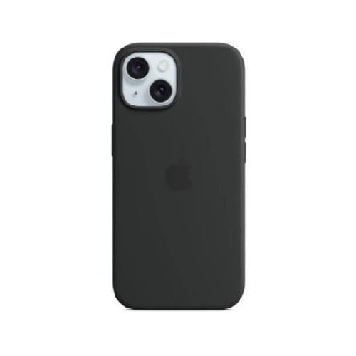 Coque - Bumper - Facade Telephone Coque et étui téléphone mobile Apple Coque en silicone avec MagSafe pour iPhone 15 Plus - Noir