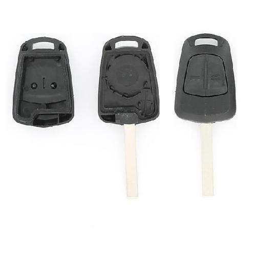 Boitier - Coque De Cle - Telecommande Coque Opel 2 Boutons Lame Fraisee