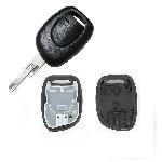 Boitier - Coque De Cle - Telecommande Coque Renault 1 Bouton Lame Crantee