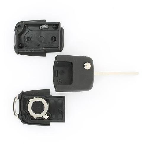 Boitier - Coque De Cle - Telecommande Coque Vag 2 Boutons Lame Fraisee
