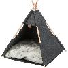 Corbeille - Panier - Coussin - Hamac Abri Tipi TRIXIE - Feutre -  55 × 65 × 55 cm - Anthracite