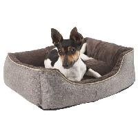 Corbeille - Panier - Coussin - Hamac KERBL Panier corbeille Samuel - 50 x 40 x 15 cm - Argent et gris - Pour chien