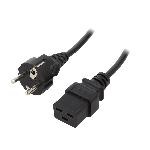 Cordon d'alimentation 16A 250V 1m - Noir