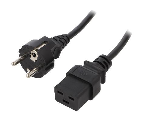 Cable D'alimentation Cordon d'alimentation 16A 250V 1m - Noir