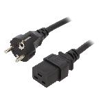 Cordon d'alimentation 16A 250V 3m - Noir Cordon d'alimentation 16A 250V 3m - Noir