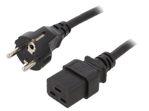 Cable D'alimentation Cordon d'alimentation 16A 250V 3m - Noir
