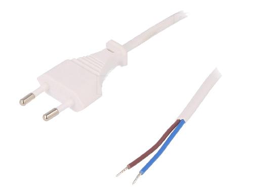 Cable D'alimentation Cordon d'alimentation 2.5A 250V 1.5m - Blanc