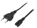 Cable D'alimentation Cordon d'alimentation 2.5A 250V 3m - Noir