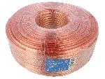 Cables de Haut-Parleurs Cordon de haut parleurs 100m - Transparent