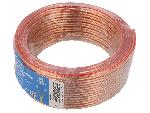 Cables de Haut-Parleurs Cordon de haut parleurs 10m - Transparent