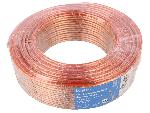Autoradios : Enceintes - Haut-parleurs Cordon de haut parleurs 25m - Transparent