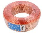 Autoradios : Enceintes - Haut-parleurs Cordon de haut parleurs 50m - Transparent
