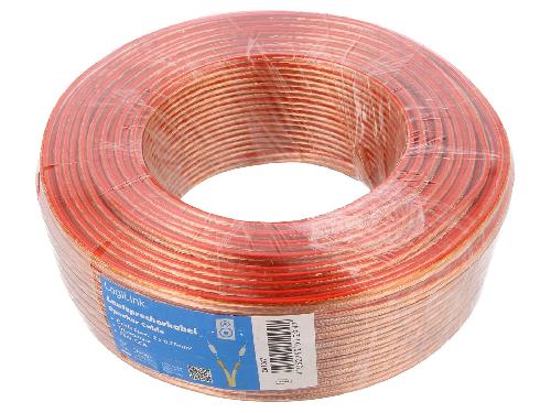 Autoradios : Enceintes - Haut-parleurs Cordon de haut parleurs 50m - Transparent