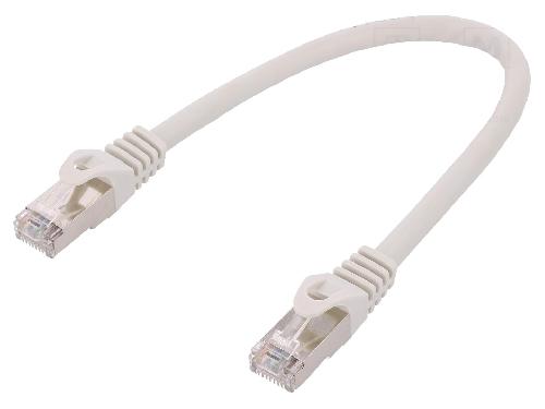Cable - Adaptateur Reseau - Telephonie Cordon de raccordement F-UTP Cat.6 gris - 0.25m