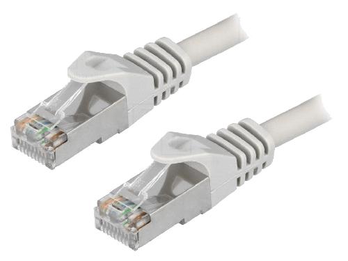 Cable - Adaptateur Reseau - Telephonie Cordon de raccordement F-UTP Cat.6 gris - 20m