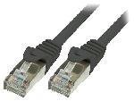 Cable - Connectique Pour Peripherique Cordon de raccordement F-UTP Cat.6 noir- 0.25m